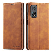 For Xiaomi Redmi Note 11 Pro 4G Global Forwenw Dream Series Oil Edge Strong Magnetism Leather Phone Case(Brown) Eurekaonline