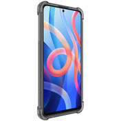 For Xiaomi Redmi Note 11 Pro China / Note 11 Pro+ 5G IMAK All Coverage Shockproof Airbag TPU Case with Screen Protector(Transparent Black) Eurekaonline