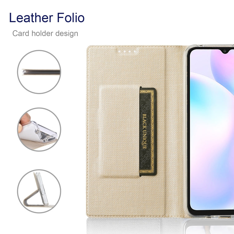 For Xiaomi Redmi Note 11 Pro ViLi DMX Series Shockproof Magnetic Flip Leather Phone Case(Gold) Eurekaonline