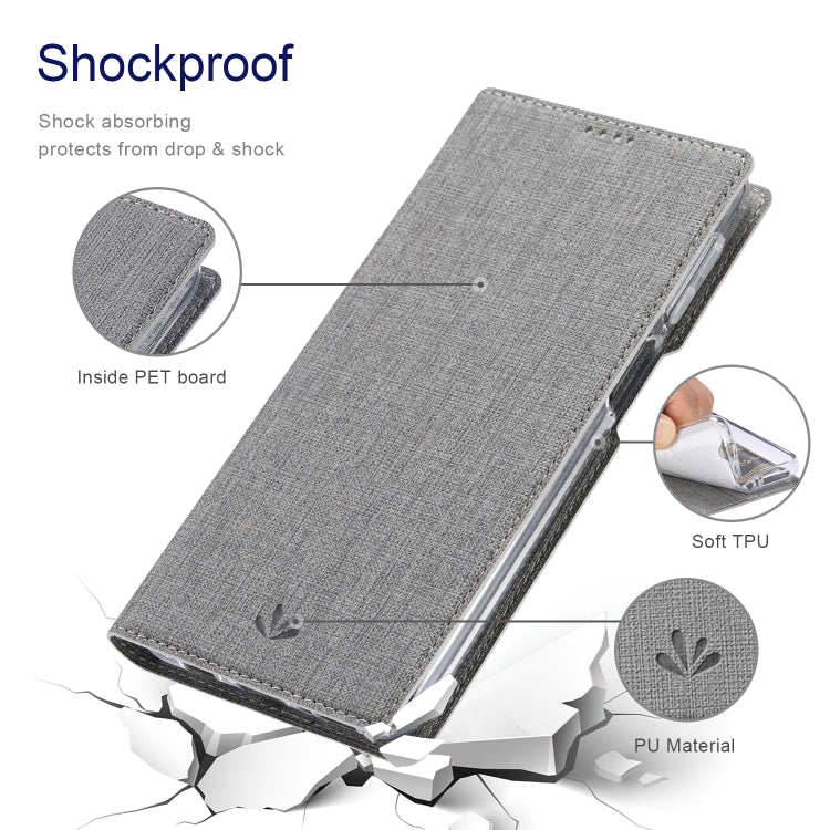 For Xiaomi Redmi Note 11 Pro ViLi DMX Series Shockproof Magnetic Flip Leather Phone Case(Grey) Eurekaonline