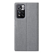 For Xiaomi Redmi Note 11 Pro ViLi DMX Series Shockproof Magnetic Flip Leather Phone Case(Grey) Eurekaonline