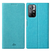 For Xiaomi Redmi Note 11 ViLi DMX Series Shockproof Magnetic Flip Leather Phone Case(Blue) Eurekaonline