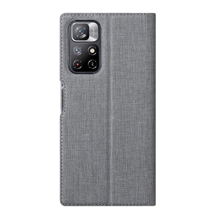 For Xiaomi Redmi Note 11 ViLi DMX Series Shockproof Magnetic Flip Leather Phone Case(Grey) Eurekaonline