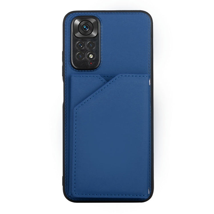 11 4G Global Skin Feel PU + TPU + PC Phone Case(Blue) Eurekaonline
