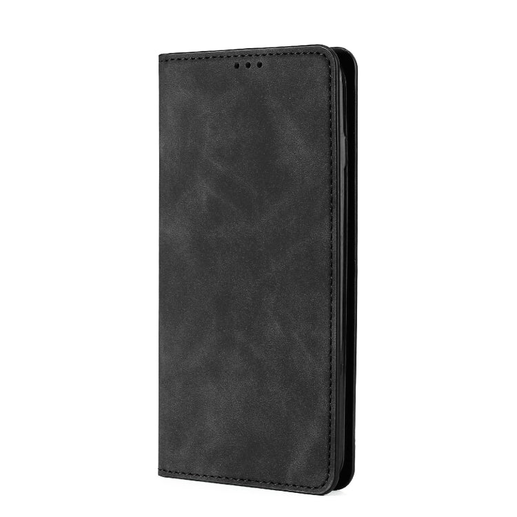 For Xiaomi Redmi Note 12 China Skin Feel Magnetic Horizontal Flip Leather Phone Case(Black) Eurekaonline