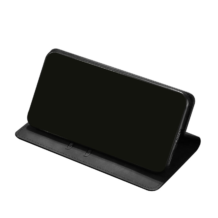 For Xiaomi Redmi Note 12 China Skin Feel Magnetic Horizontal Flip Leather Phone Case(Black) Eurekaonline