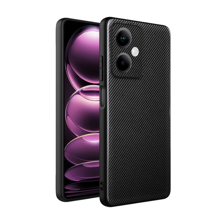 For Xiaomi Redmi Note 12 China ViLi TC Series Kevlar Carbon Fiber Texture Phone Case(Black) Eurekaonline