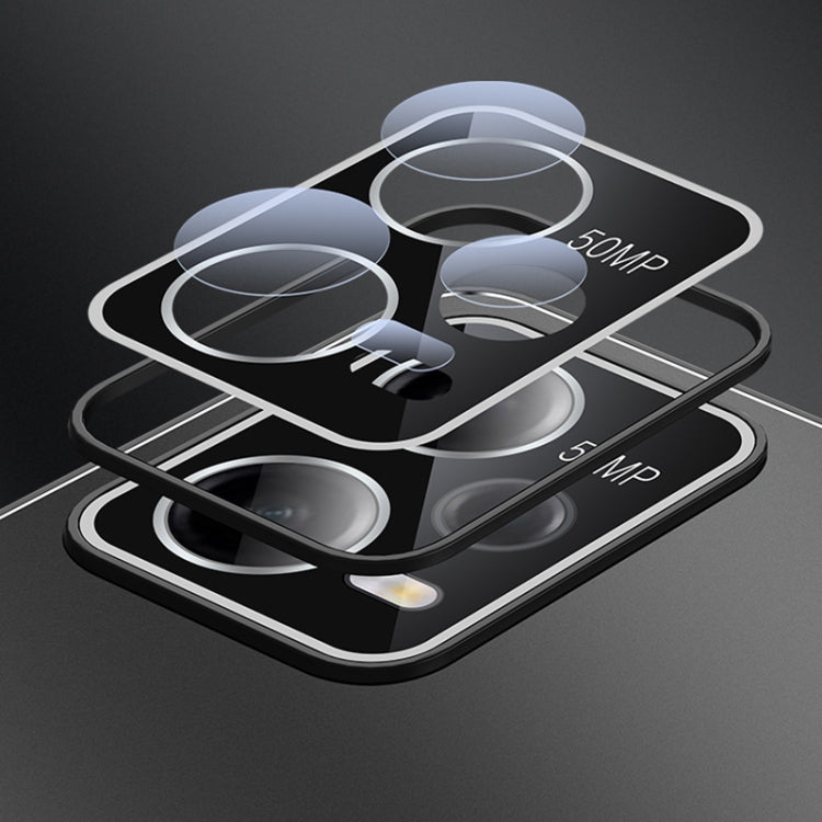 For Xiaomi Redmi Note 12 Pro+ China All-Inclusive Lens Frosted Metal Phone Case(Black) Eurekaonline
