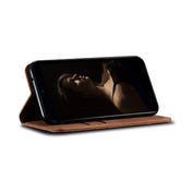 For Xiaomi Redmi Note 12 Pro+ China Denim Texture Leather Phone Case(Brown) Eurekaonline