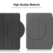 For Xiaomi Redmi Pad 10.61 inch ENKAY Tri-fold Custer Texture Leather Stand Smart Case(Black) Eurekaonline