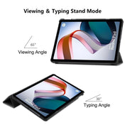 For Xiaomi Redmi Pad 10.61 inch ENKAY Tri-fold Custer Texture Leather Stand Smart Case(Black) Eurekaonline