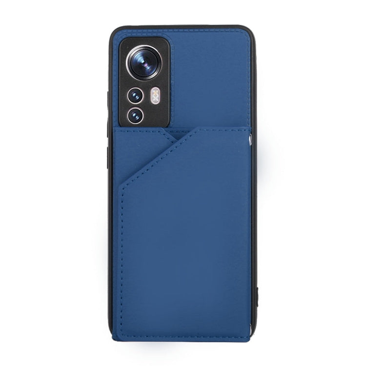 For Xiaomi12 Skin Feel PU + TPU + PC Phone Case(Blue) Eurekaonline