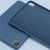 For iPad Pro 12.9 inch Mutural Silicone Microfiber Tablet Case(Light Blue) Eurekaonline
