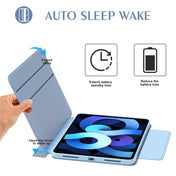 For iPad mini 6 Trifold Magnetic Rotating Smart Case(Sky Blue) Eurekaonline