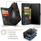For iPhone 11 Pro Max CaseMe-008 Detachable Multifunctional Horizontal Flip Leather Case with Card Slot & Holder & Zipper Wallet & Photo Frame (Black) Eurekaonline