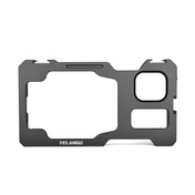 For iPhone 11 Pro Max YELANGU C23 Video Camera Cage Stabilizer with PC Case (Black) Eurekaonline