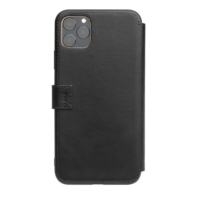 For iPhone 11 Pro QIALINO Business Magnetic Buckle Horizontal Flip Leather Case with Card Slots(Black) Eurekaonline