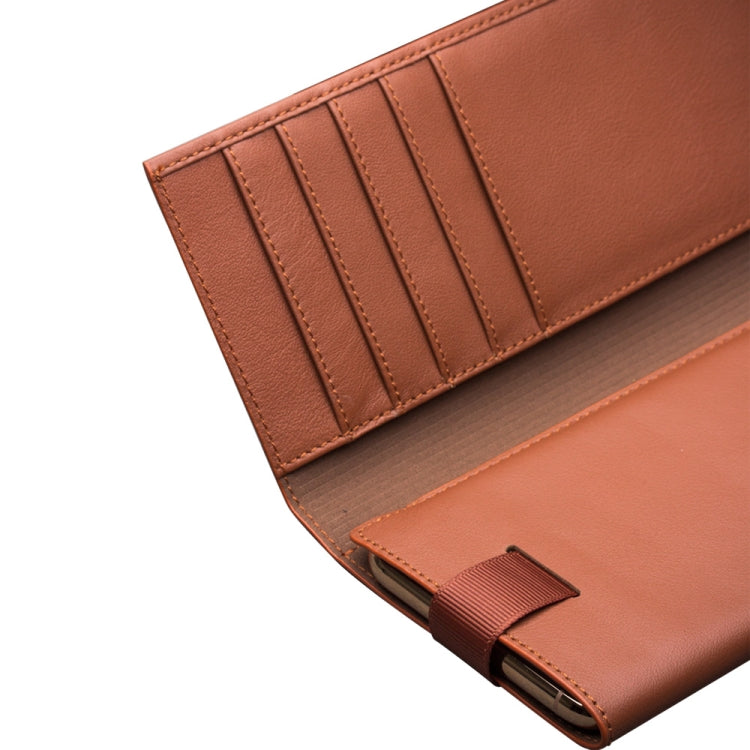 For iPhone 11 Pro QIALINO Nappa Texture Top-grain Leather Horizontal Flip Wallet Case with Card Slots(Brown) Eurekaonline