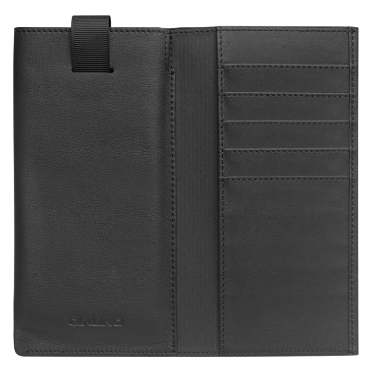 For iPhone 11 QIALINO Nappa Texture Top-grain Leather Horizontal Flip Wallet Case with Card Slots(Black) Eurekaonline