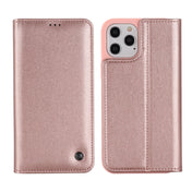 For iPhone 12 / 12 Pro GEBEI PU+TPU Horizontal Flip Protective Case with Holder & Card Slots(Rose Gold) Eurekaonline
