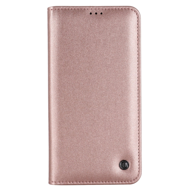  12 Pro GEBEI PU+TPU Horizontal Flip Protective Case with Holder & Card Slots(Rose Gold) Eurekaonline