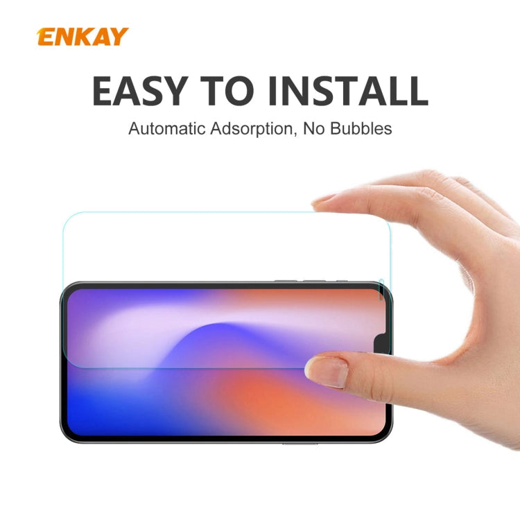 For iPhone 12 / 12 Pro Hat-Prince ENKAY 2 in 1 Clear TPU Soft Case Shockproof Cover + 0.26mm 9H 2.5D Tempered Glass Protector Film Eurekaonline