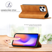 For iPhone 12 / 12 Pro LC.IMEEKE Strong Magnetism Ultra-thin Horizontal Flip Shockproof Matte TPU + PU Leather Case with Holder & Card Slots & Wallet(Brown) Eurekaonline