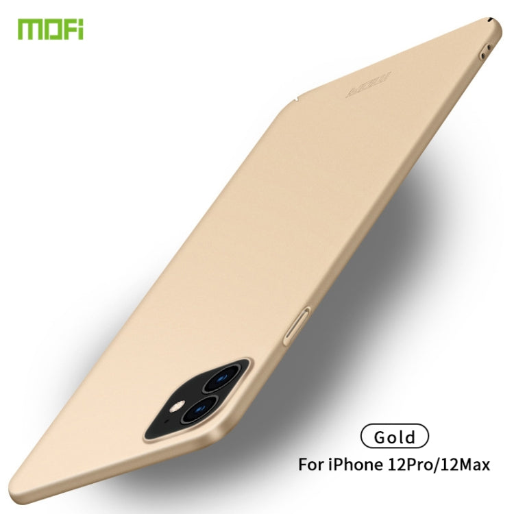  12 Pro MOFI Frosted PC Ultra-thin Hard Case(Gold) Eurekaonline