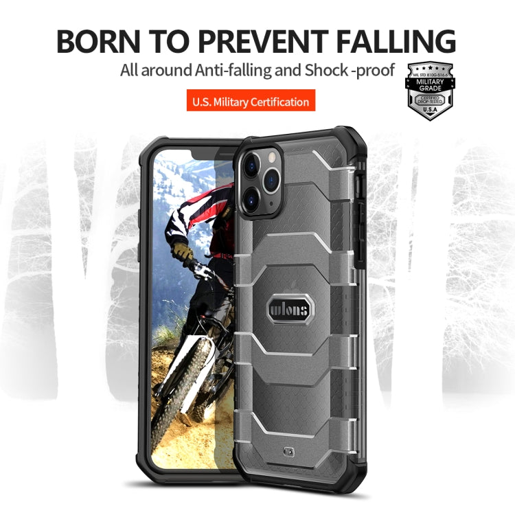 For iPhone 12 / 12 Pro wlons Explorer Series PC+TPU Protective Case(Navy Blue) Eurekaonline