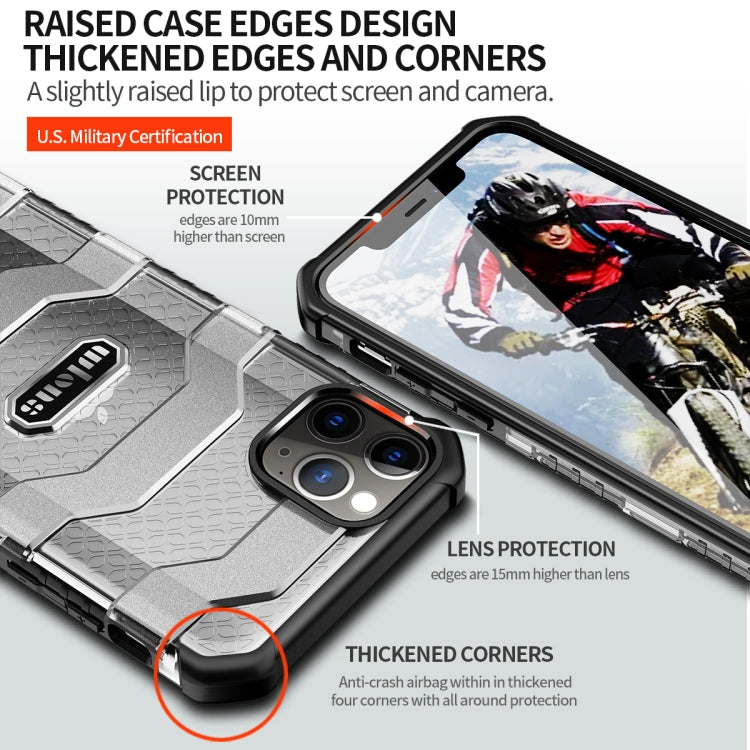 For iPhone 12 / 12 Pro wlons Explorer Series PC+TPU Protective Case(Navy Blue) Eurekaonline