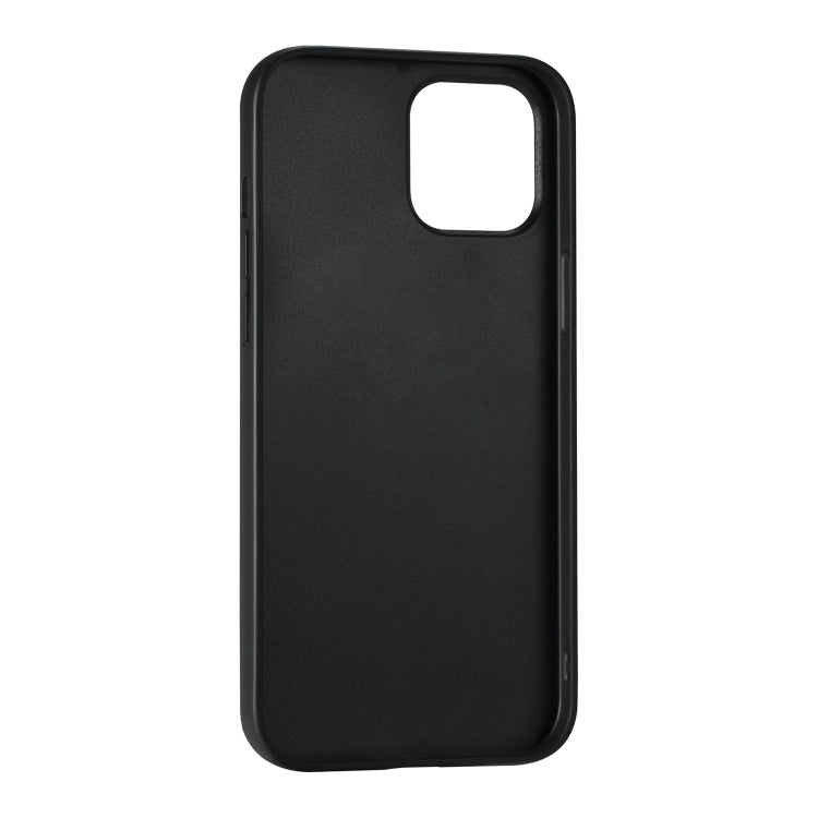 For iPhone 12 Denior Elastic Card Slot PU + TPU Phone Case(Brown) Eurekaonline