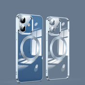 For iPhone 12 MagSafe Magnetic Electroplated Phone Case(Sierra Blue) Eurekaonline