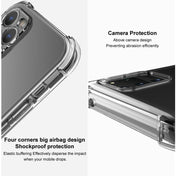 For iPhone 12 Pro IMAK All Coverage Shockproof Airbag TPU Case (Transparent Black) Eurekaonline
