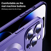 For iPhone 12 Pro Liquid Lens Protector Magsafe Phone Case(Silver) Eurekaonline