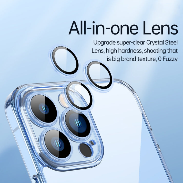 For iPhone 12 Pro SULADA Crytal Steel Series Diamond Glass + TPU Phone Case(Black) Eurekaonline