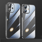 For iPhone 12 SULADA Crytal Steel Series Diamond Glass + TPU Phone Case(Black) Eurekaonline