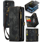 For iPhone 12 mini CaseMe-008 Detachable Multifunctional Wallet Leather Phone Case (Black) Eurekaonline