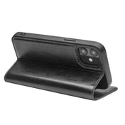 For iPhone 12 mini QIALINO Horizontal Flip Leather Case with Holder & Card Slots & Wallet (Black) Eurekaonline