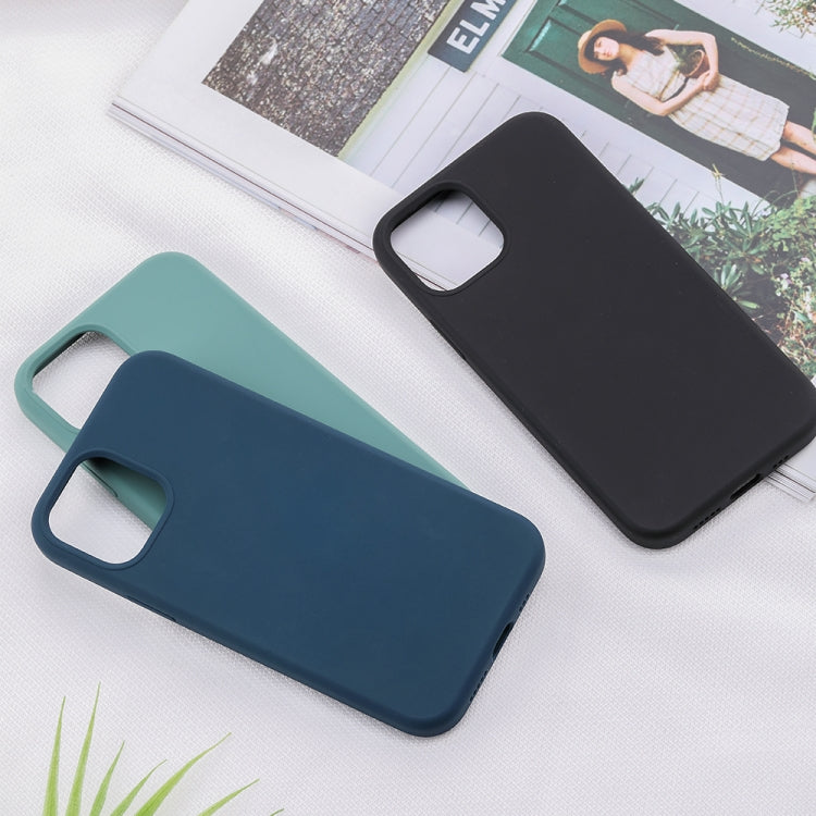 For iPhone 12 mini ROCK Liquid Silicone Shockproof Protective Case(Blue) Eurekaonline