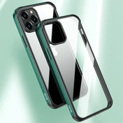 For iPhone 12 mini SULADA  Aviation Aluminum Frame Nano Glass TPU Case(Black) Eurekaonline