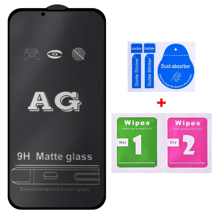  13 Pro AG Matte Frosted Full Cover Tempered Glass Film Eurekaonline