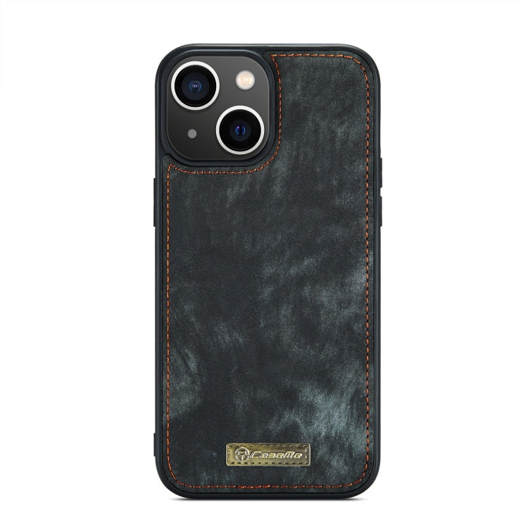 For iPhone 13 CaseMe-008 Detachable Multifunctional Horizontal Flip Leather Case with Card Slot & Holder & Zipper Wallet & Photo Frame(Black) Eurekaonline