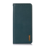 For iPhone 13 KHAZNEH Nappa Top Layer Cowhide Leather Phone Case(Green) Eurekaonline