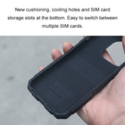 For iPhone 13 Pro FATBEAR Graphene Cooling Shockproof Case (Black) Eurekaonline