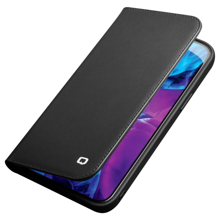 For iPhone 13 Pro Max QIALINO Business Horizontal Flip Leather Case with Holder & Card Slots & Wallet (Black) Eurekaonline