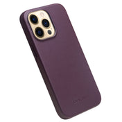 For iPhone 13 Pro QIALINO Nappa Cowhide MagSafe Magnetic Protective Case (Purple Crystal) Eurekaonline