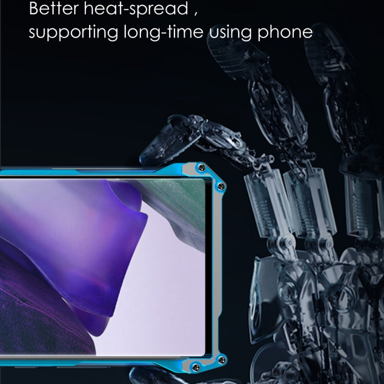 For iPhone 13 R-JUST Shockproof Armor Metal Protective Case(Blue) Eurekaonline