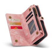 For iPhone 14 CaseMe 008 Detachable Multifunctional Leather Phone Case(Pink) Eurekaonline