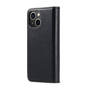 For iPhone 14 DG.MING Crazy Horse Texture Detachable Magnetic Leather Case(Black) Eurekaonline