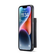 For iPhone 14 DG.MING M1 Series 3-Fold Multi Card Wallet Leather Case(Black) Eurekaonline
